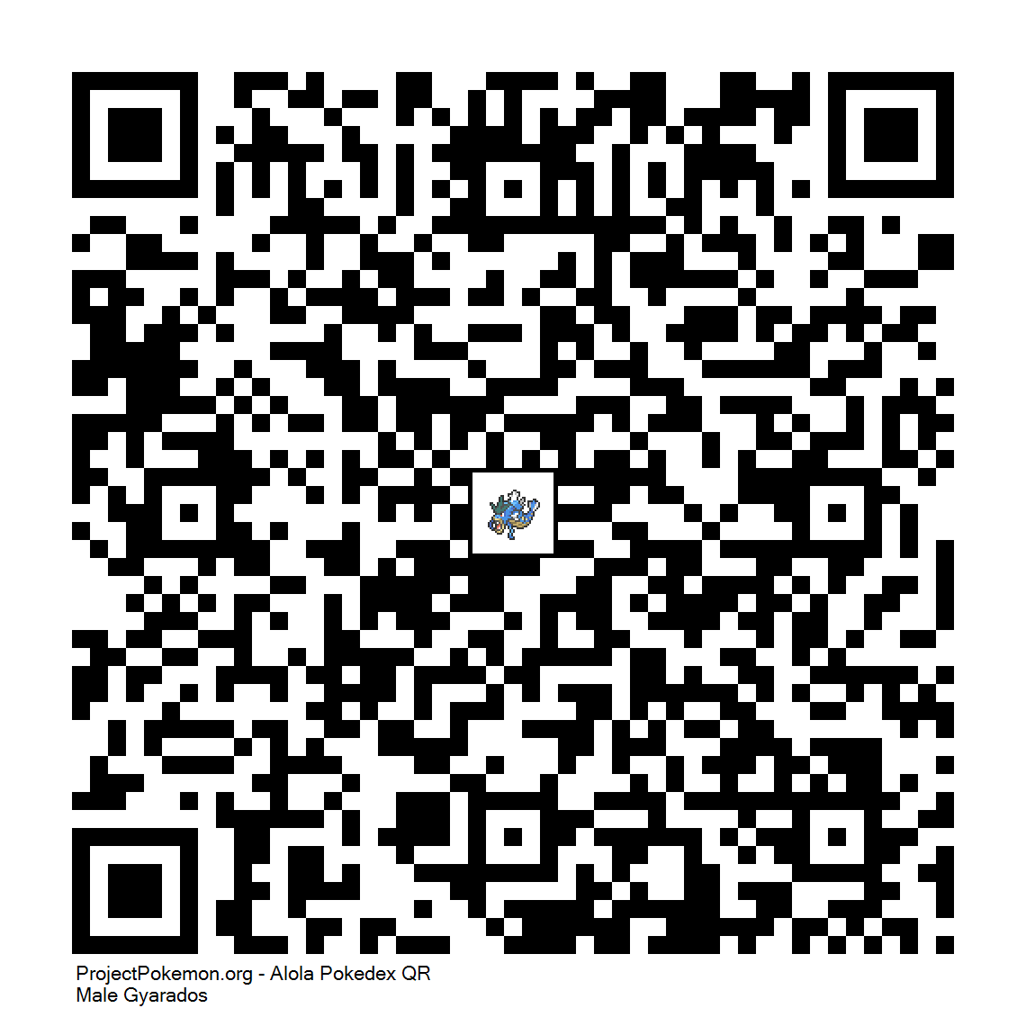 Cdigo QR de Gyarados